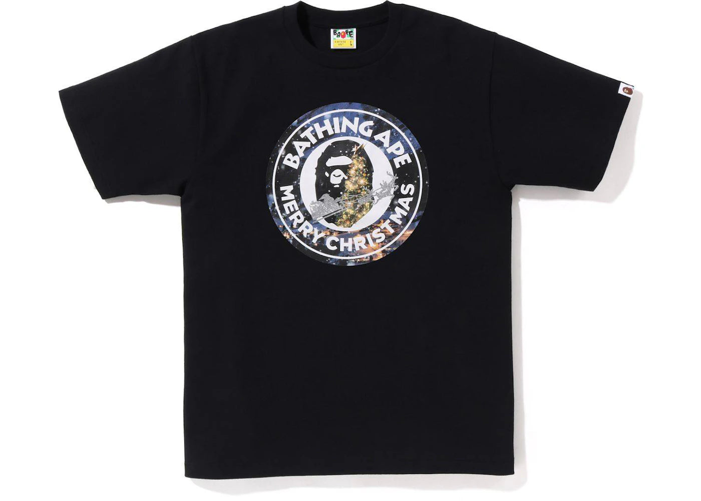 BAPE Christmas Busy Works Tee (FW22) Black