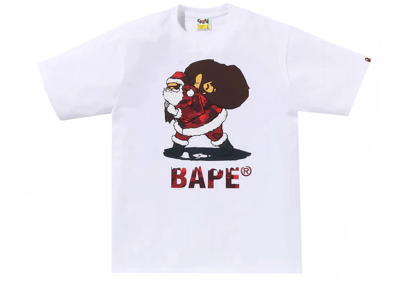 BAPE Christmas Tee White
