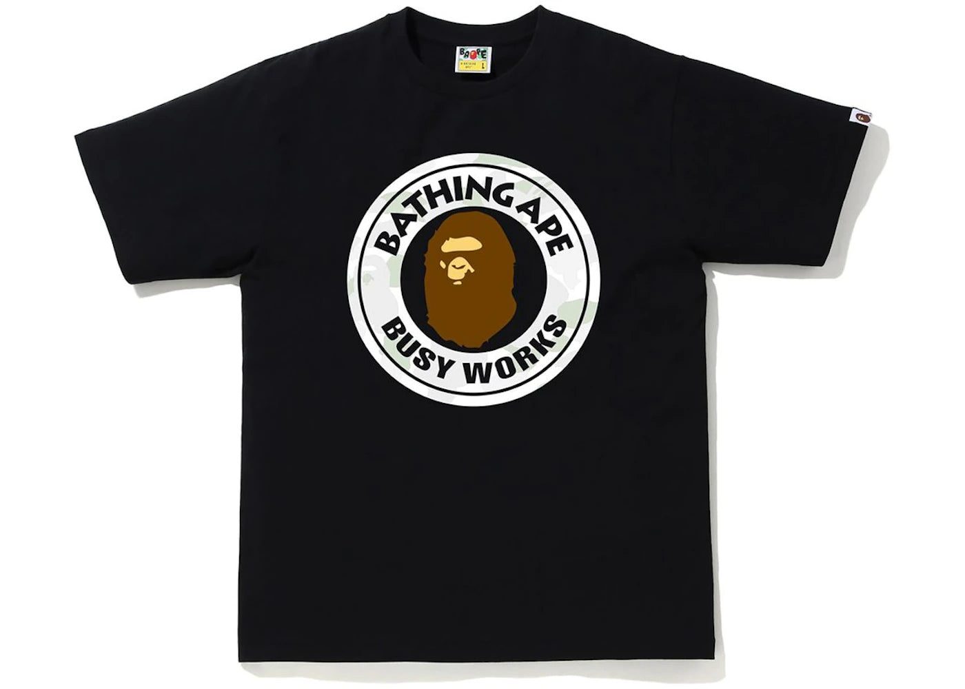 BAPE City Camo Busy Works Tee Black