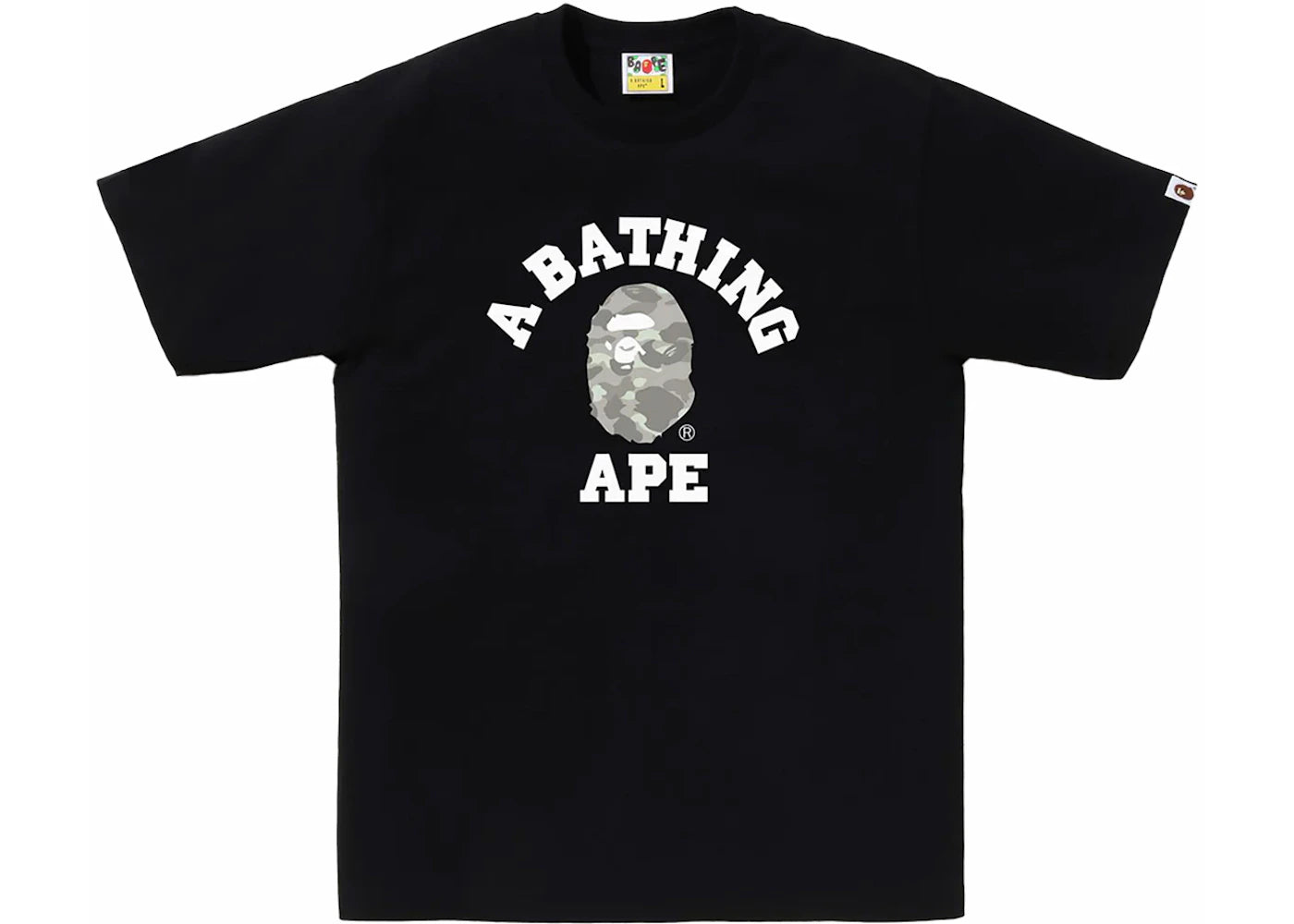 BAPE City Camo College Tee Black/Grey