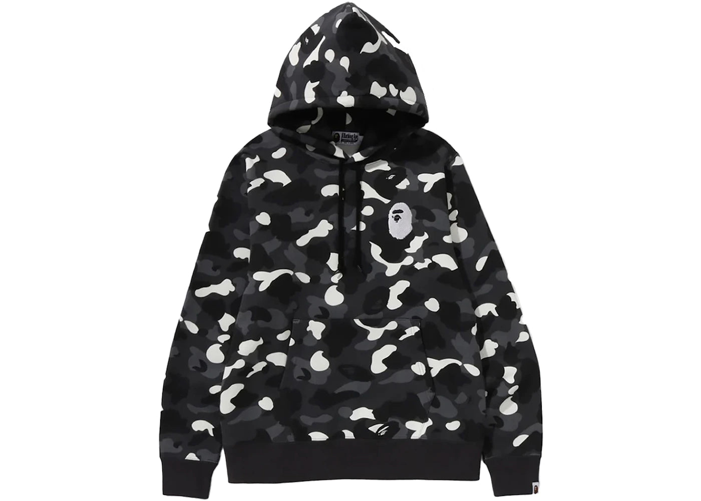 BAPE City Camo Large Ape Head Pullover Hoodie (SS24) Black