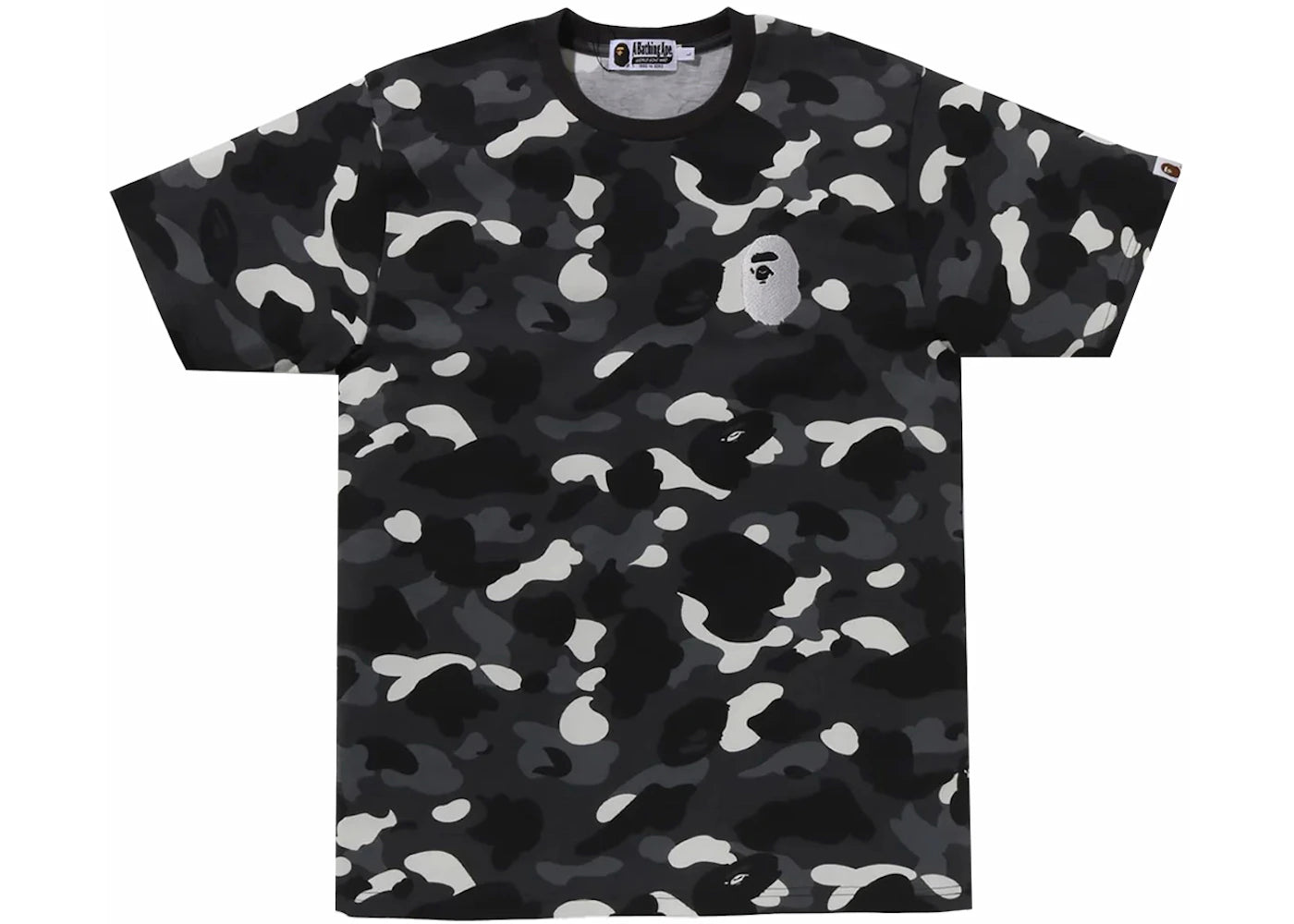 BAPE City Camo Large Ape Head Tee Black