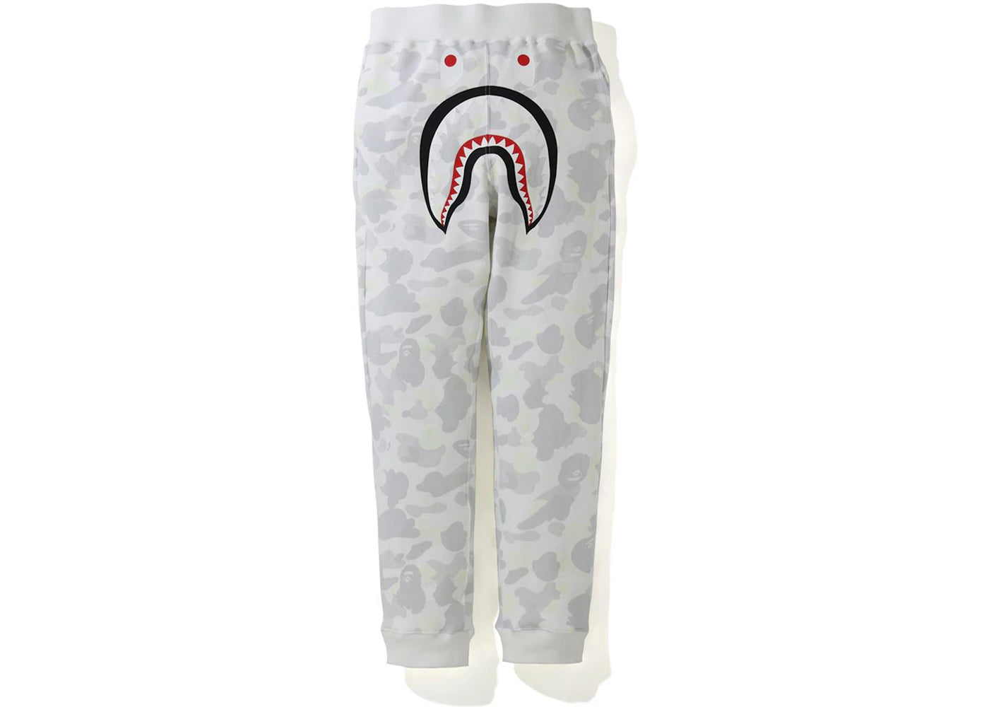 BAPE City Camo Shark Slim Sweatpants White