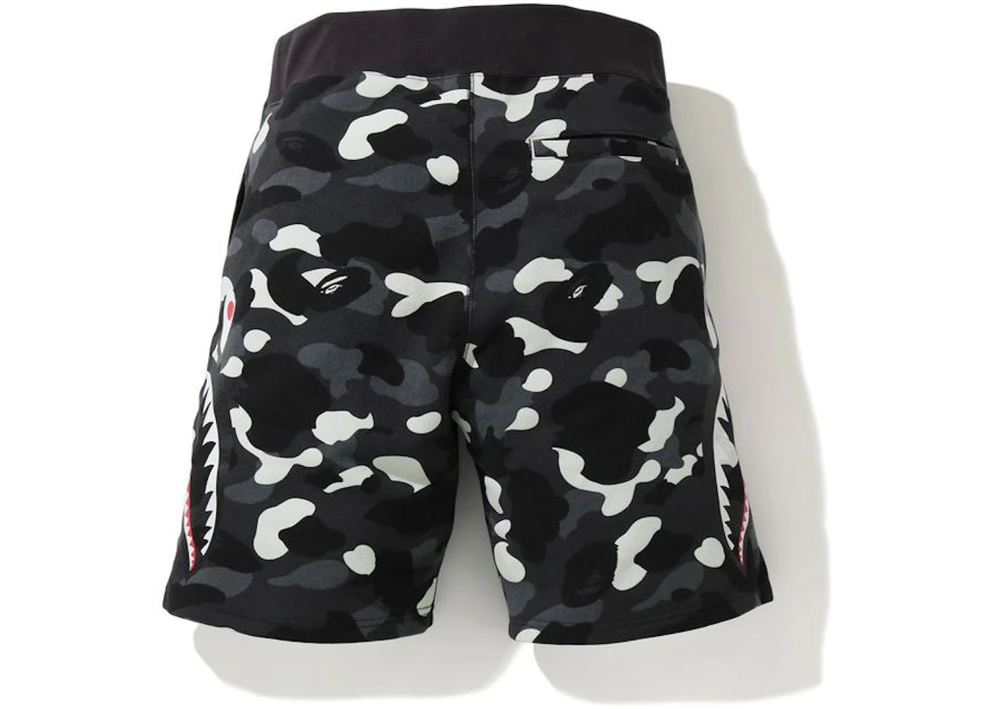 BAPE City Camo Shark Sweat Shorts Black