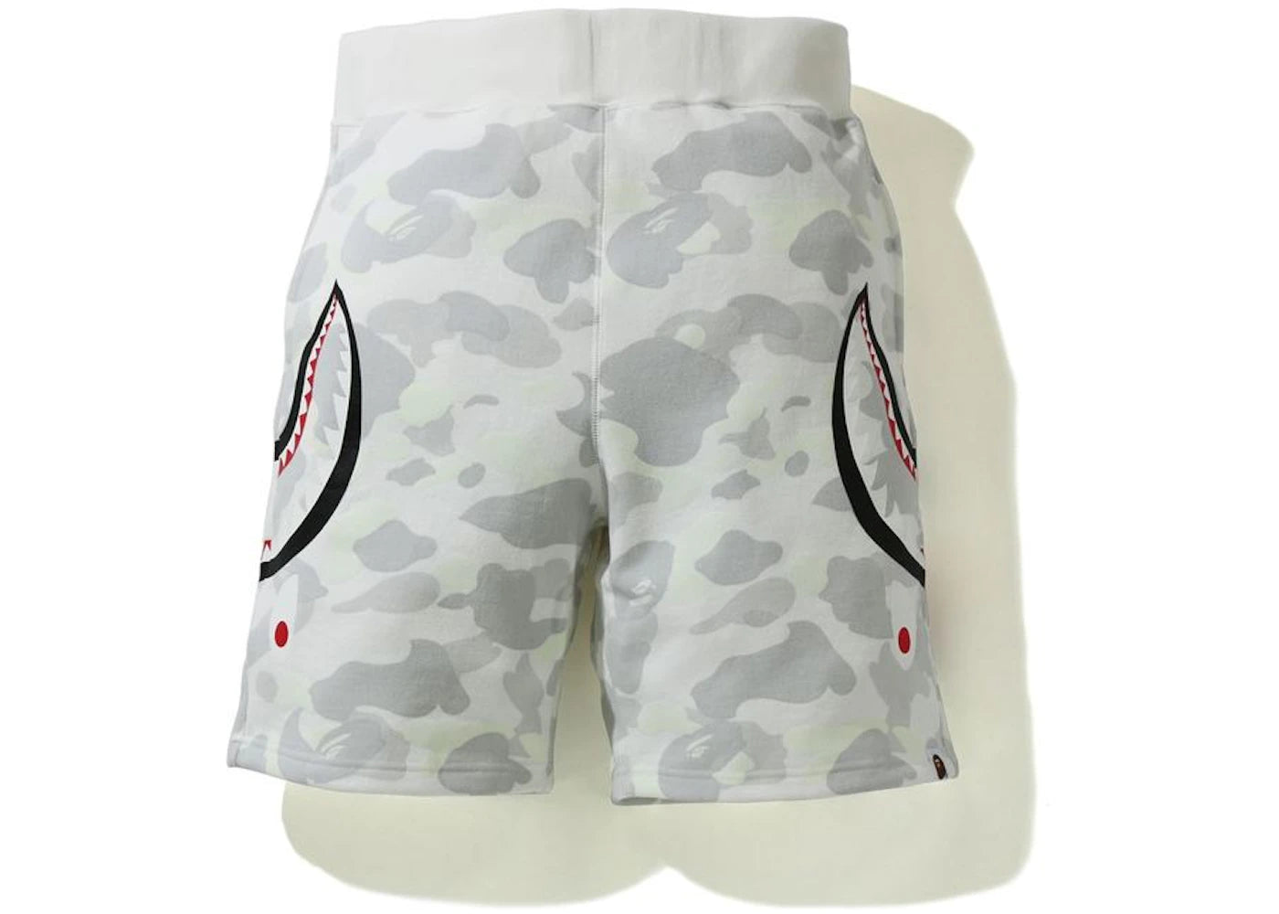 BAPE City Camo Shark Sweat Shorts White