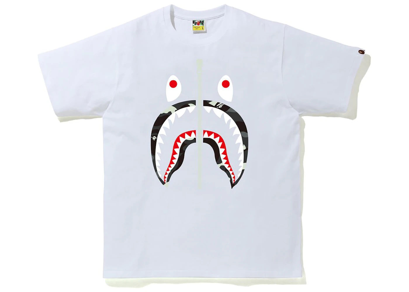 BAPE City Camo Shark Tee (SS20) White