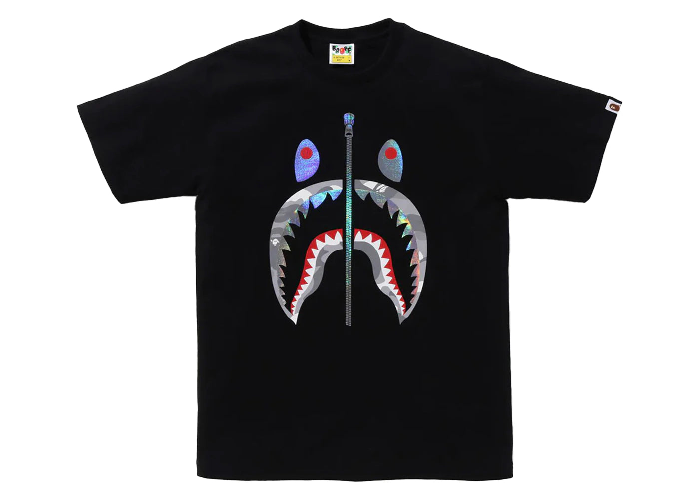 BAPE City Camo Shark Tee (SS24) Black/Gray