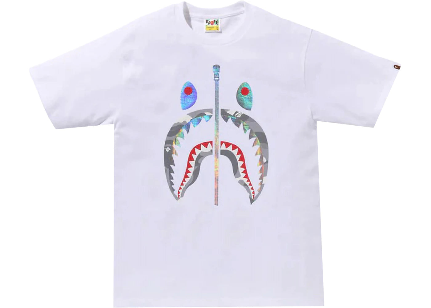 BAPE City Camo Shark Tee (SS24) White/Gray