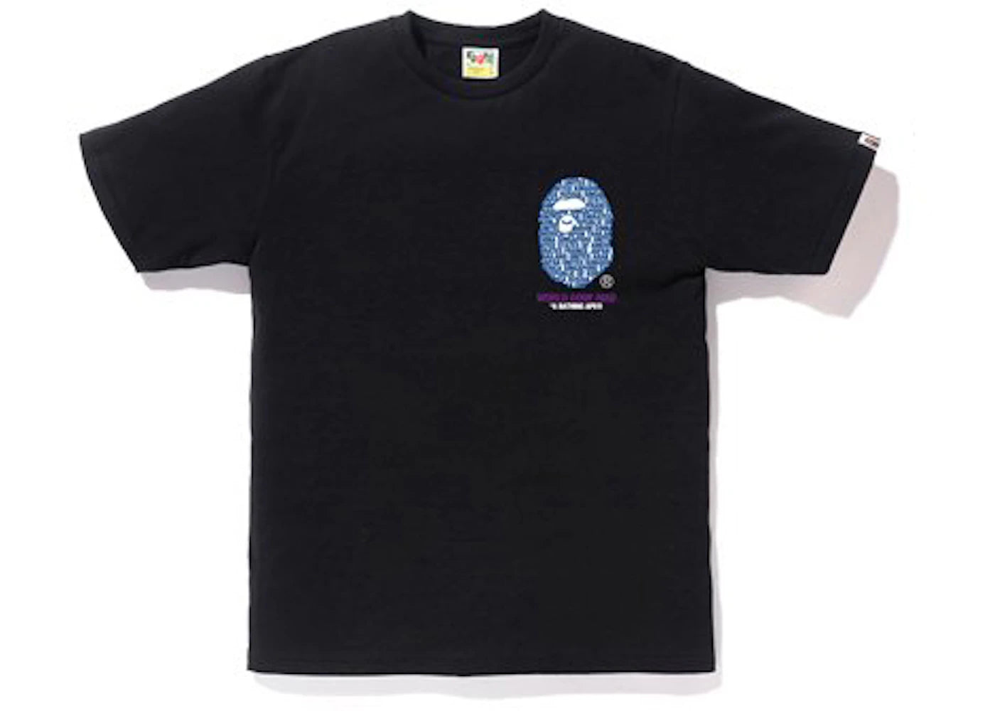 BAPE City Hong Kong Ape Head Tee Black