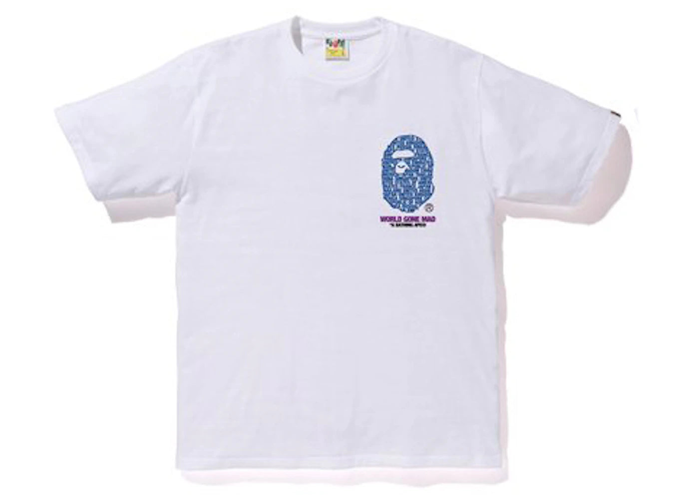 BAPE City Hong Kong Ape Head Tee White