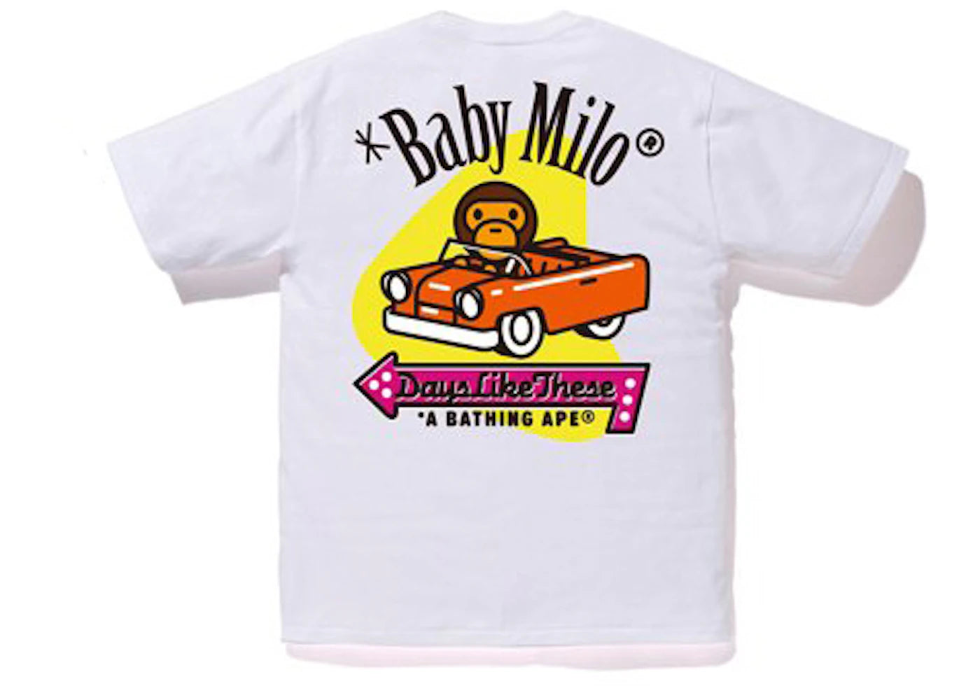 BAPE City Los Angeles Milo Tee White