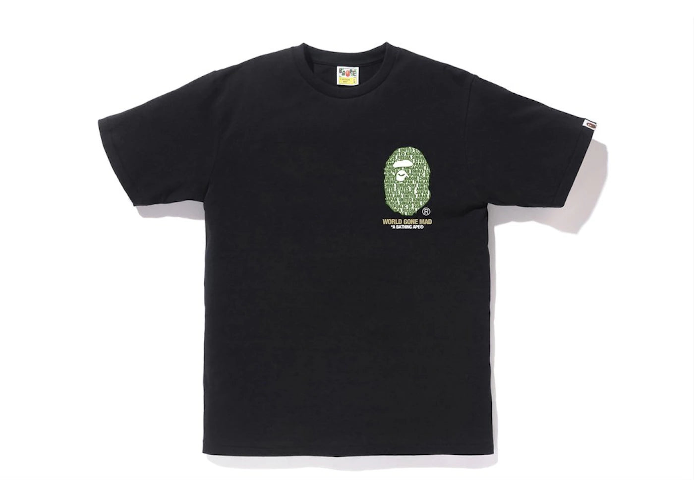 BAPE City Tokyo Big Ape Head Tee Black