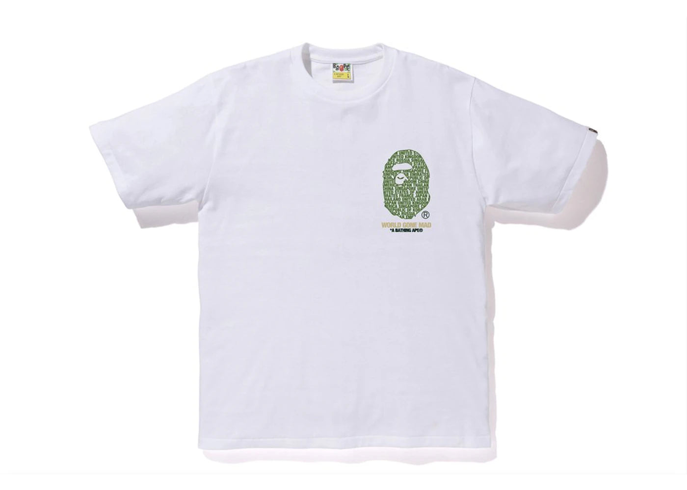 BAPE City Tokyo College Tee White