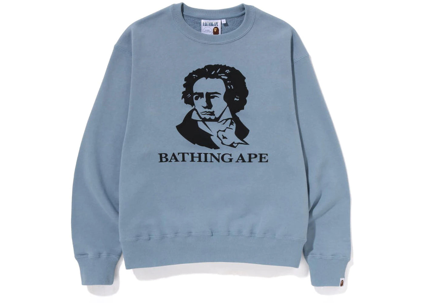 BAPE Classic Bathing Ape Beethoven Relaxed Fit Crewneck (SS23) Sax