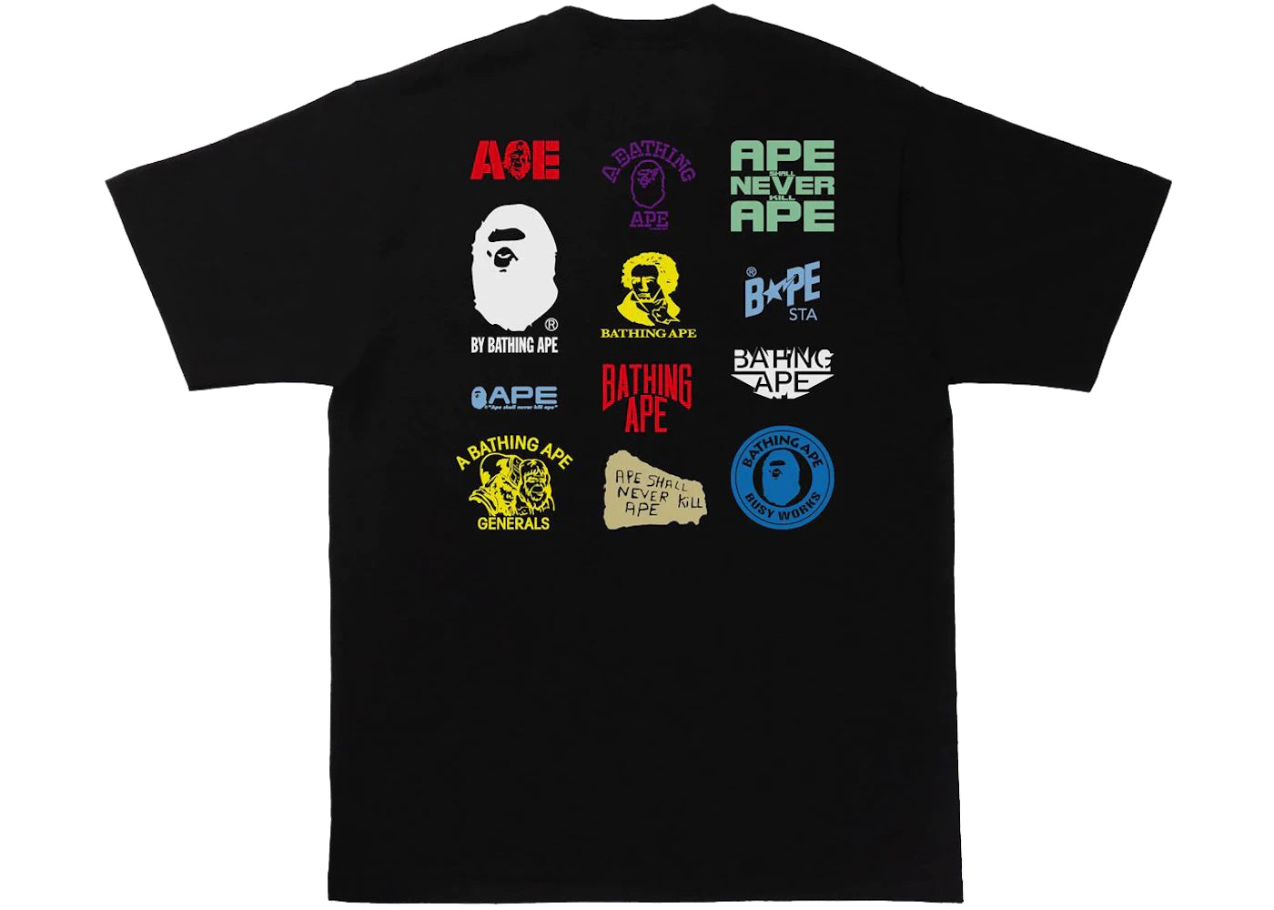 BAPE Classic Logo #1 Tee (SS22) Black