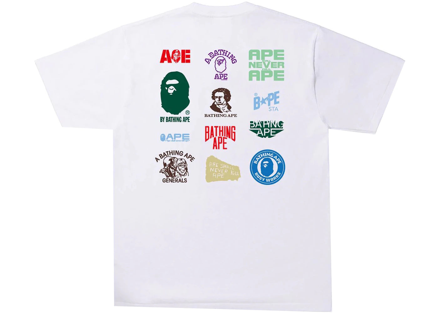 BAPE Classic Logo #1 Tee (SS22) White