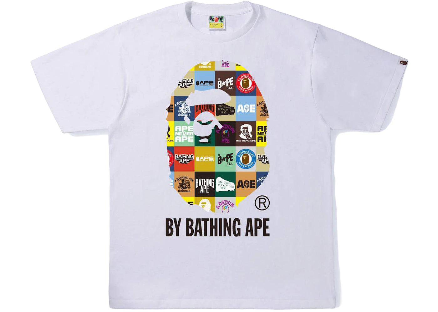 BAPE Classic Logo Ape Head Tee White