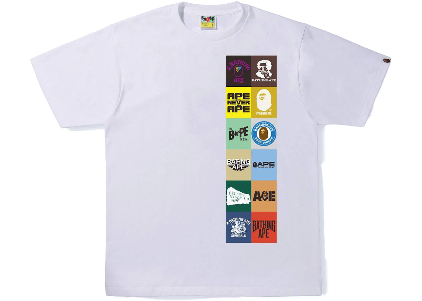 BAPE Classic Logo Tee White