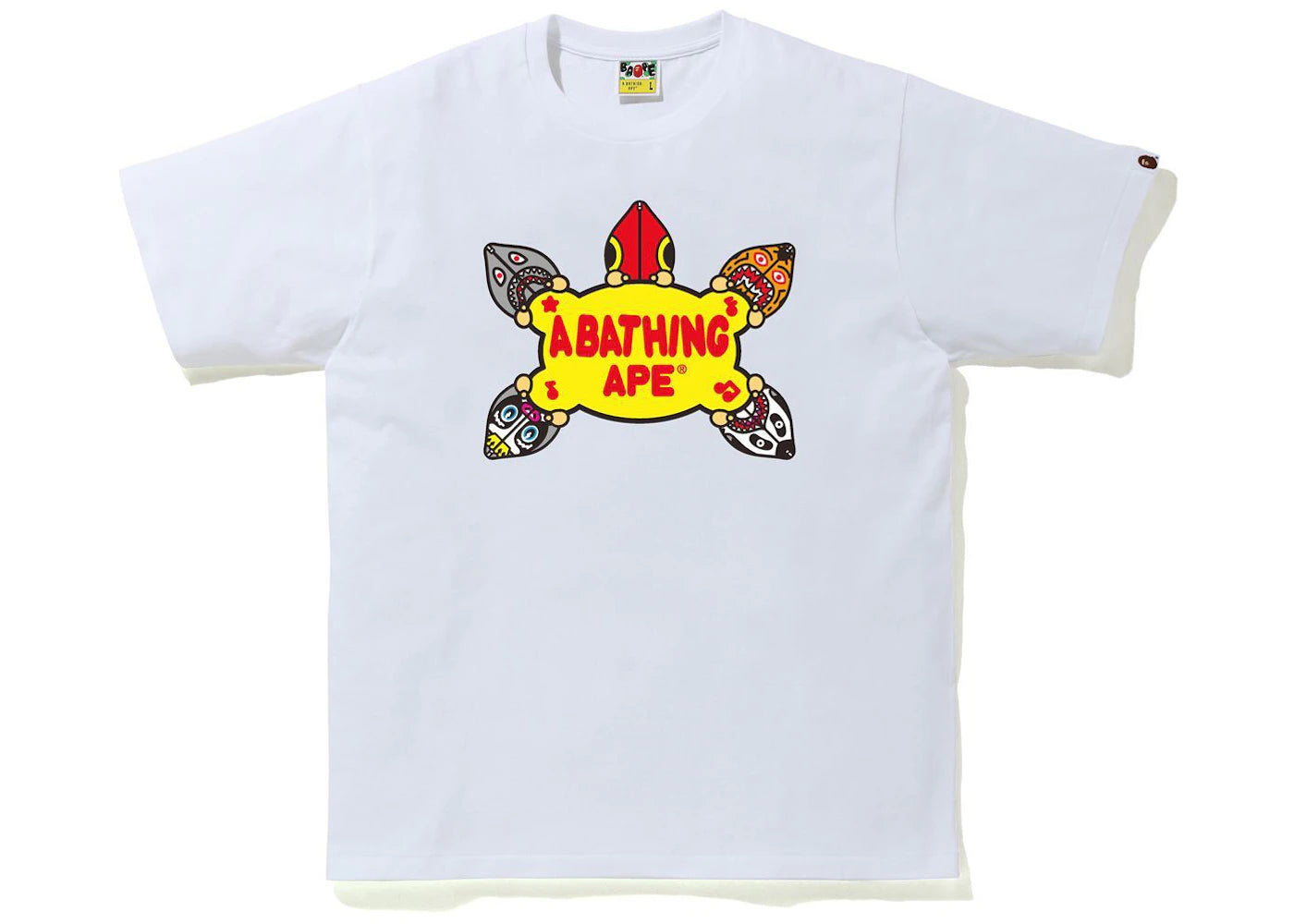 BAPE Classic Milo Shark #1 Tee White
