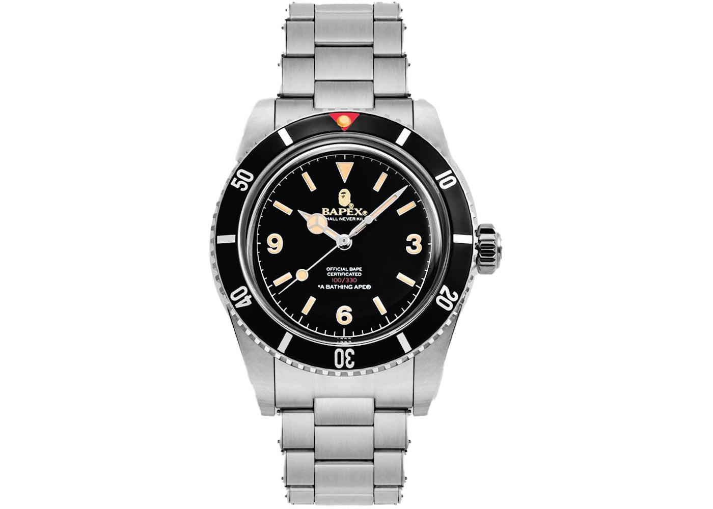 BAPE Classic Type 1 BAPEX Watch (SS21) Silver