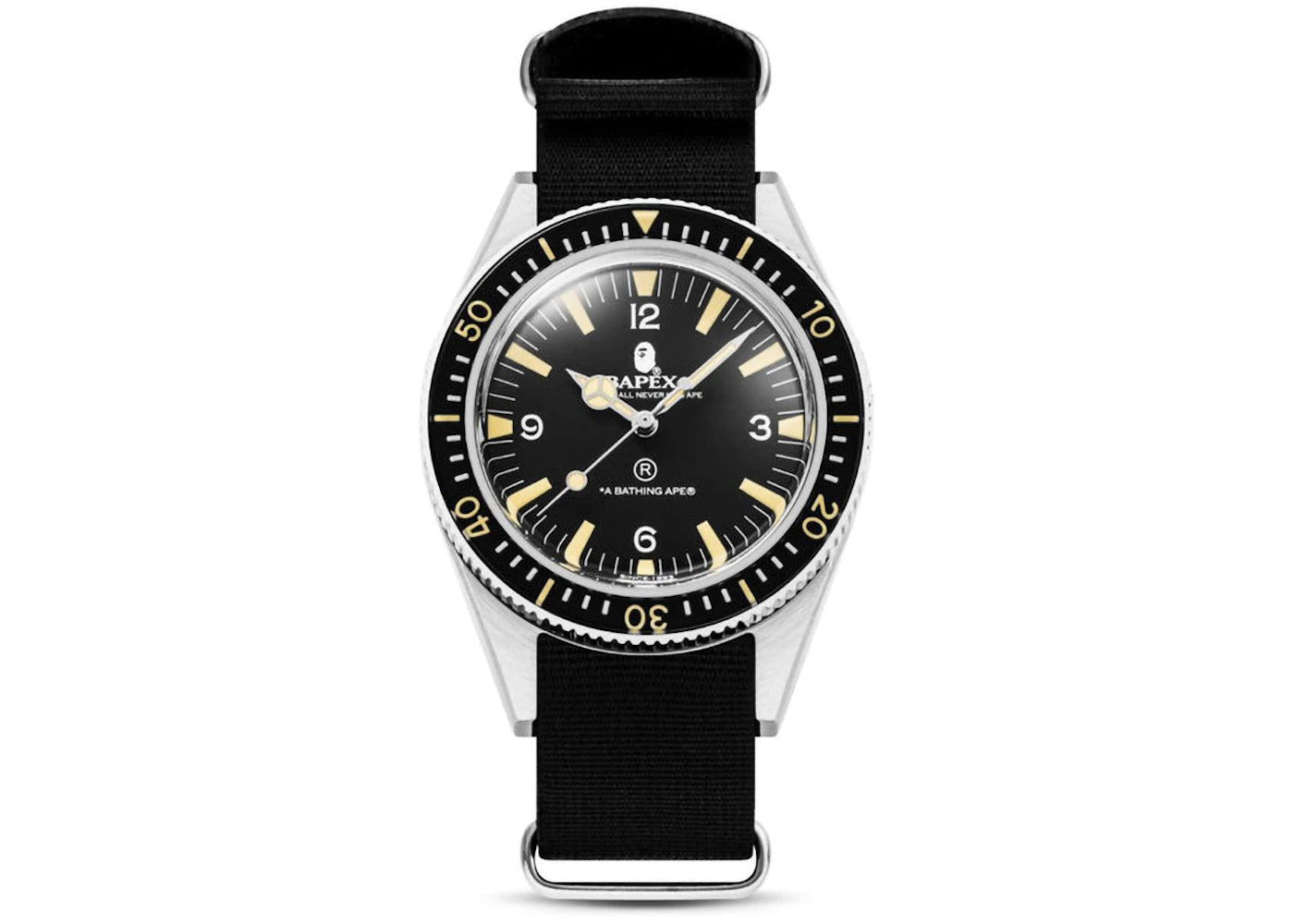 BAPE Classic Type 1 Bapex Watch Black