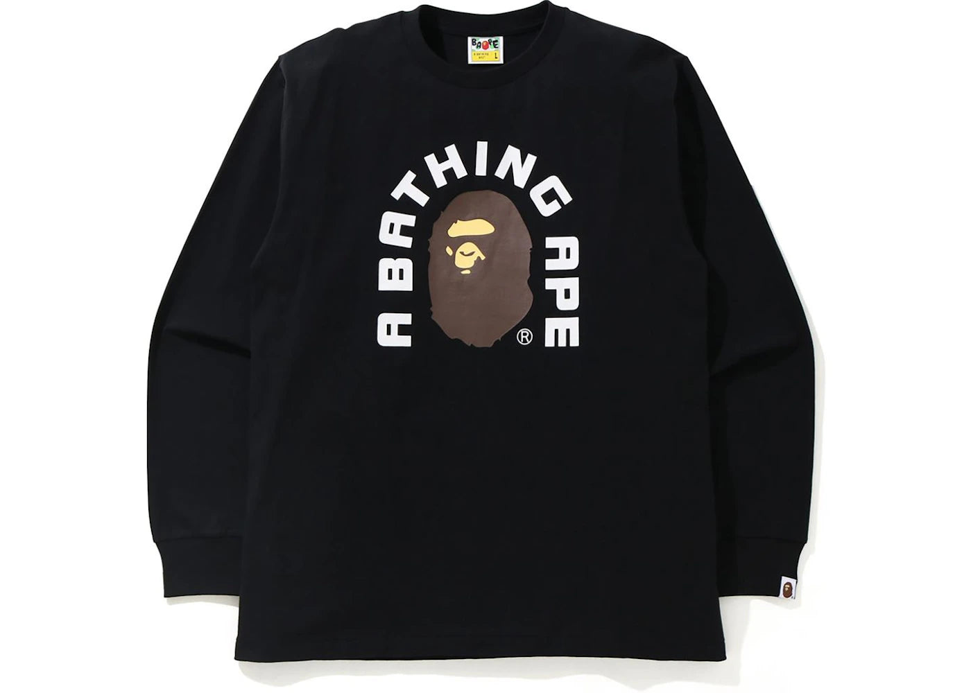 BAPE College 2020 L/S Tee Black