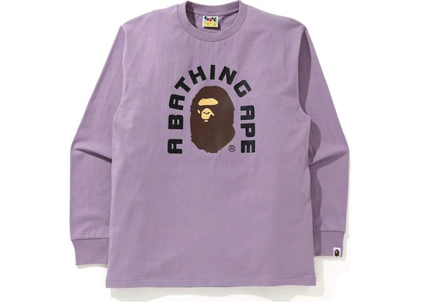 BAPE College 2021 L/S Tee Purple