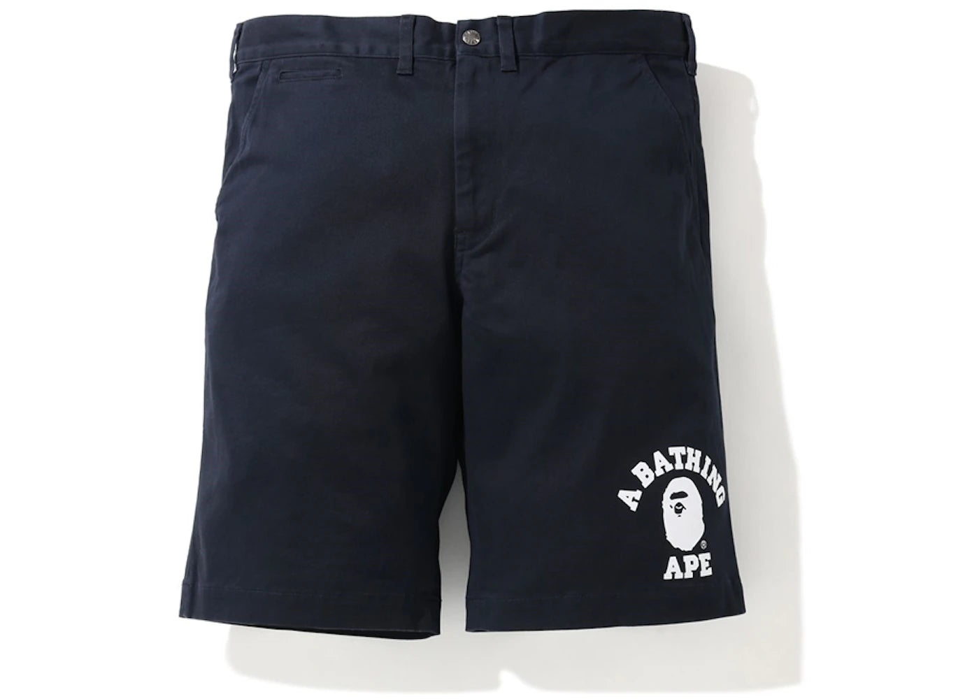 BAPE College Chino Shorts Navy