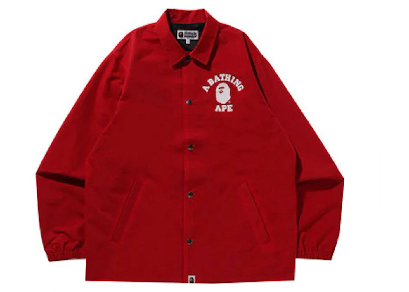 BAPE College Coach Jacket (SS23) Red