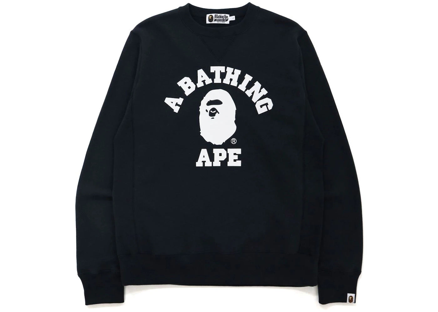 BAPE College Crewneck (FW21) Black