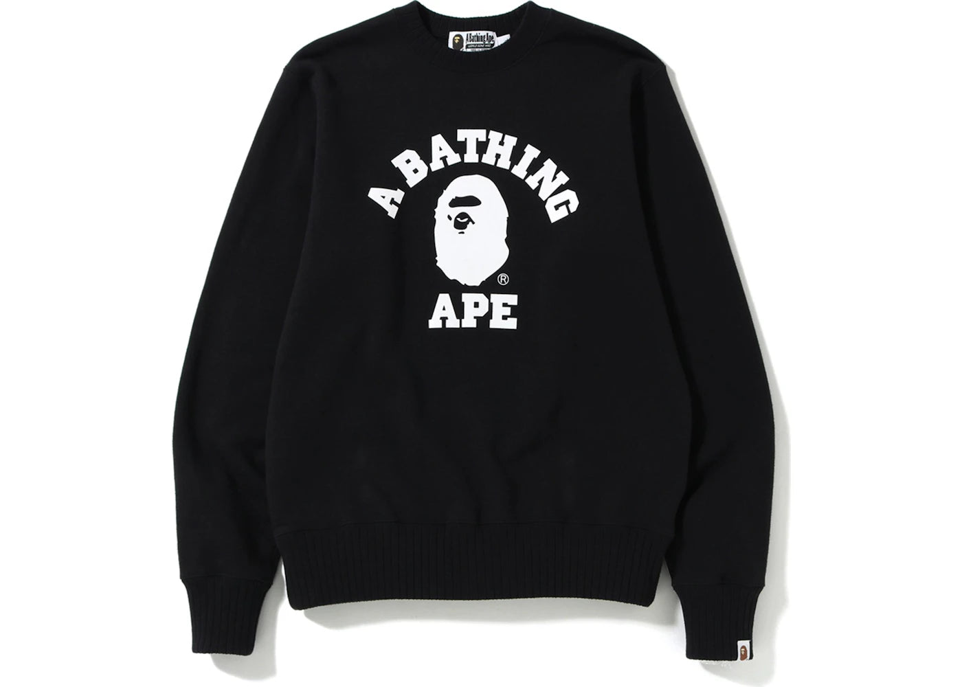 BAPE College Crewneck Black