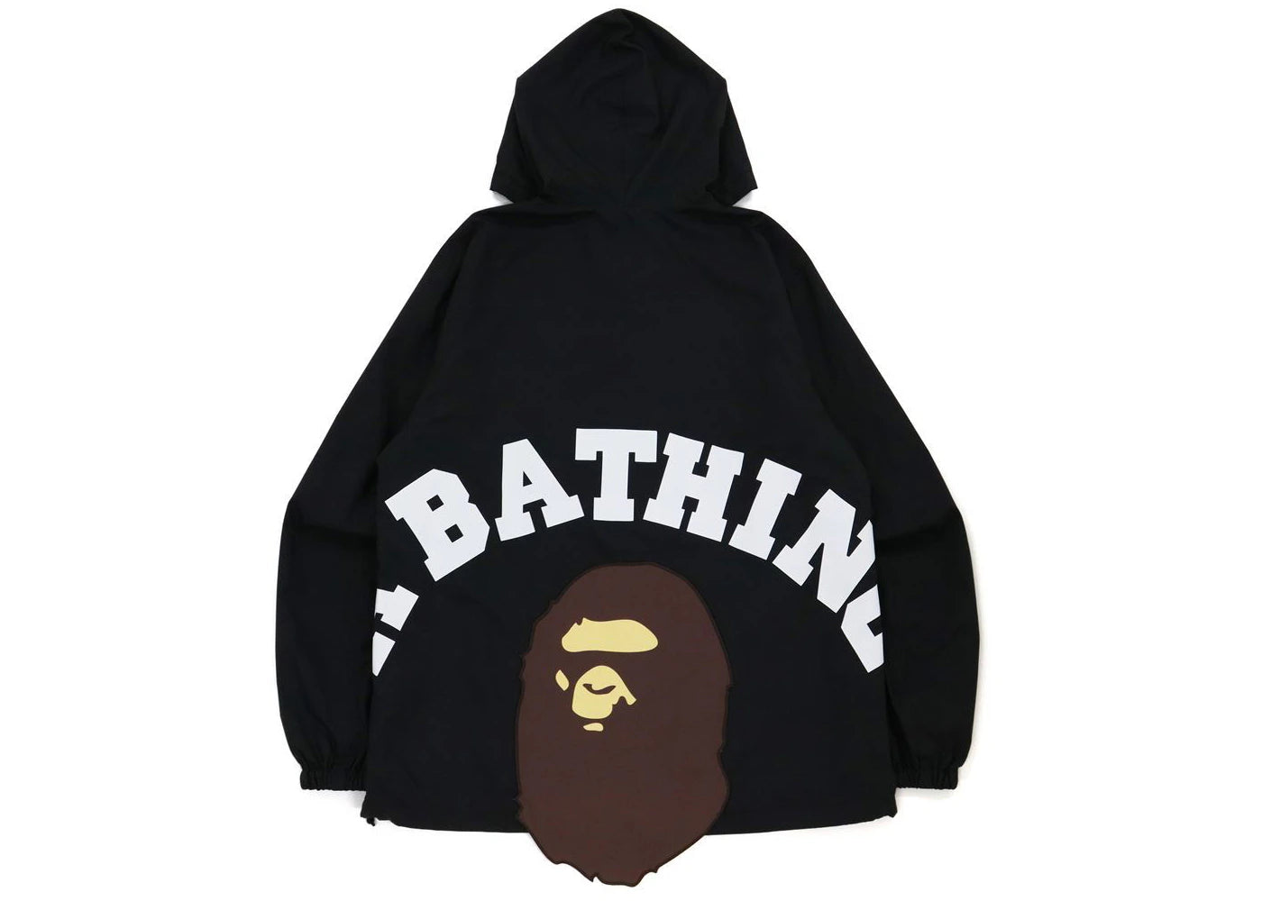 BAPE College Hoodie Jacket Black