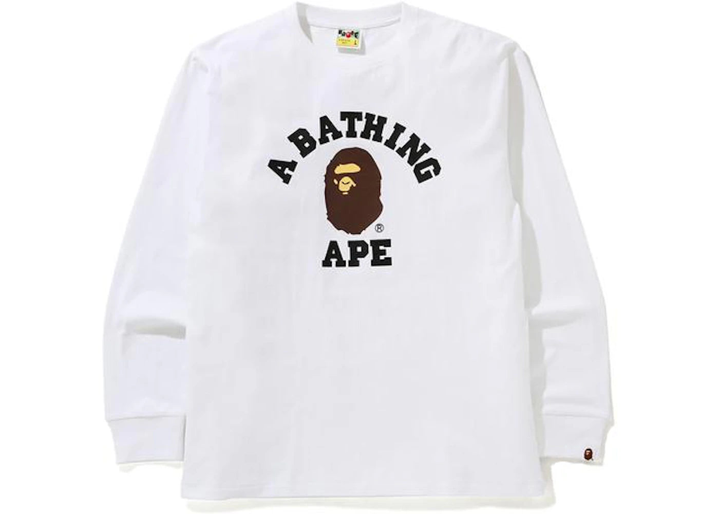 BAPE College L/S Tee (FW20) White