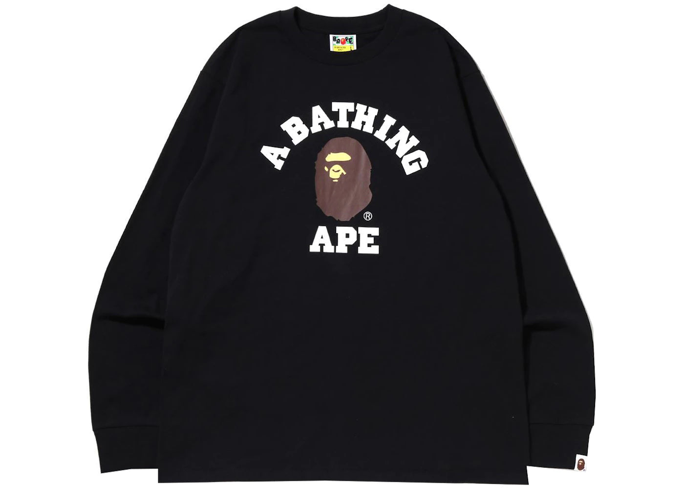 BAPE College L/S Tee (SS22) Black