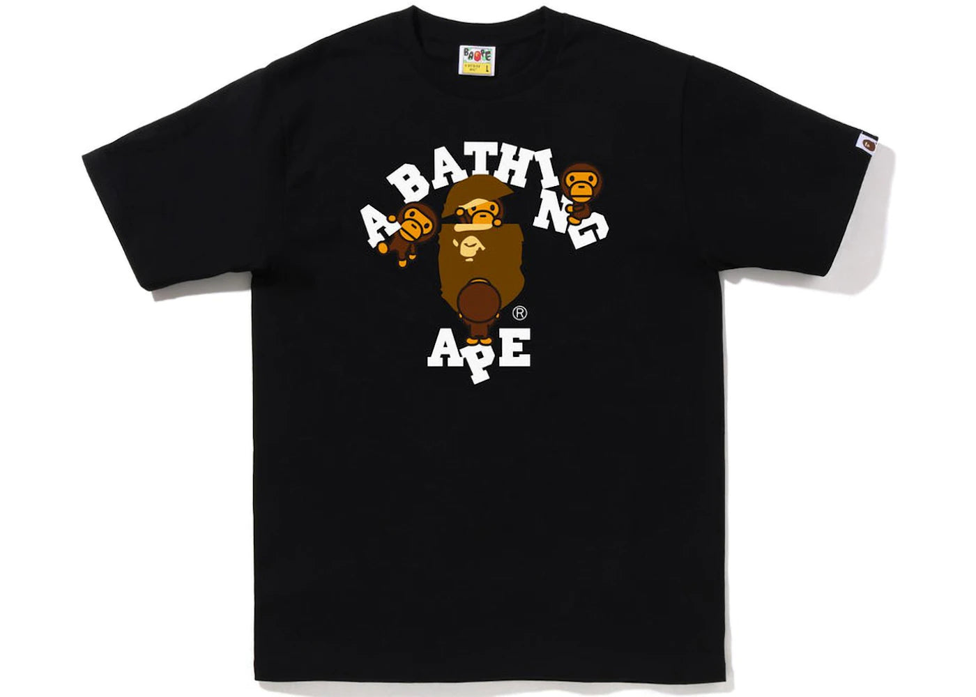 BAPE College Milo Tee (FW22) Black