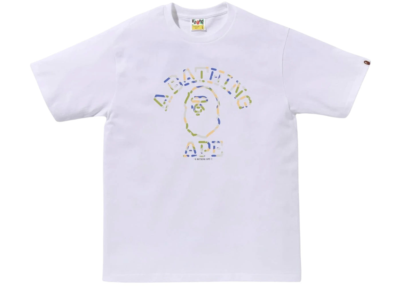 BAPE College New Jersey Exclusive Tee White