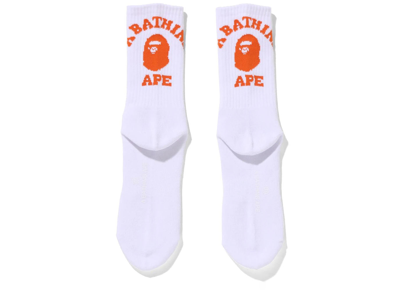 BAPE College Socks (FW21) Orange