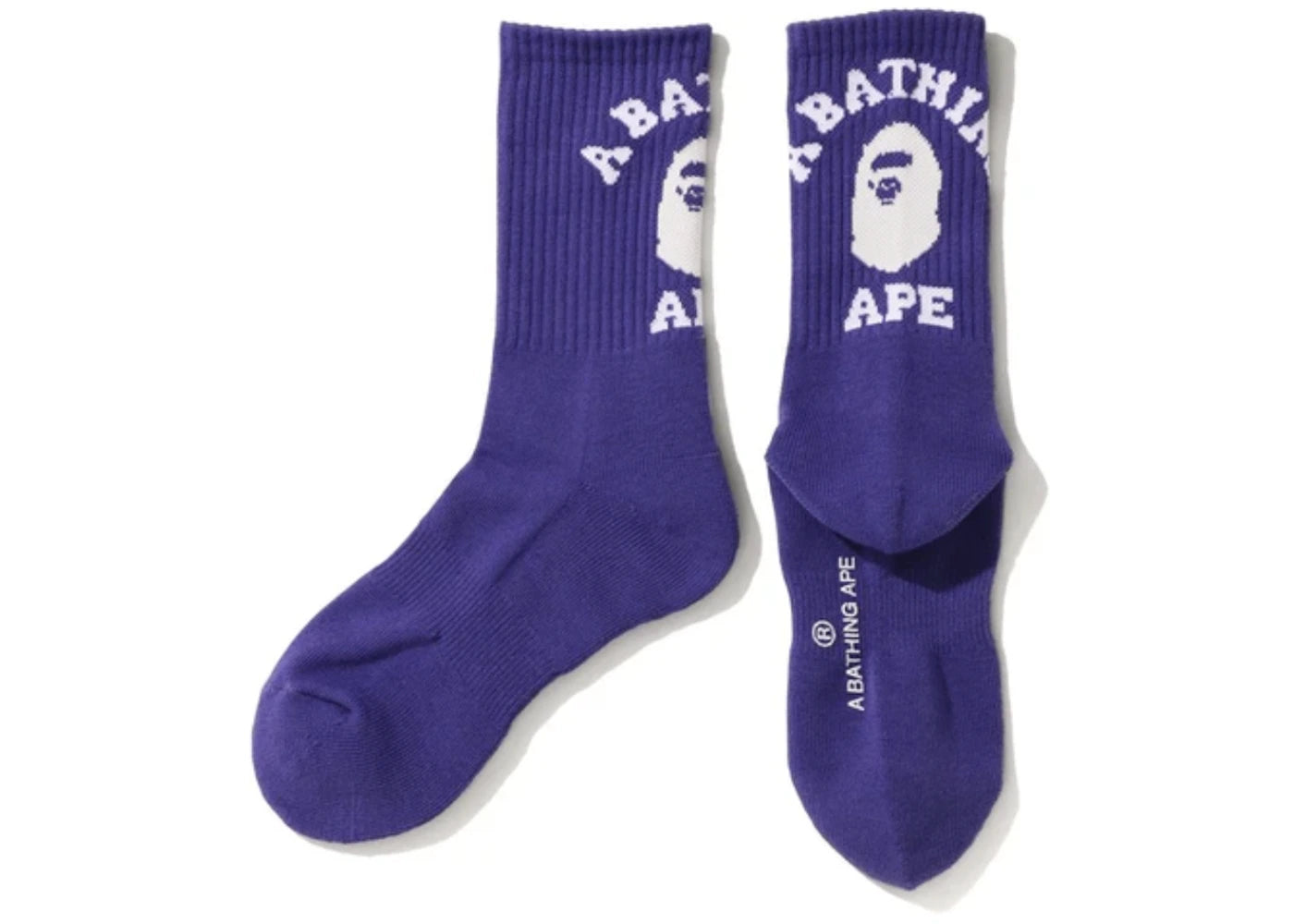 BAPE College Socks (SS20) Purple