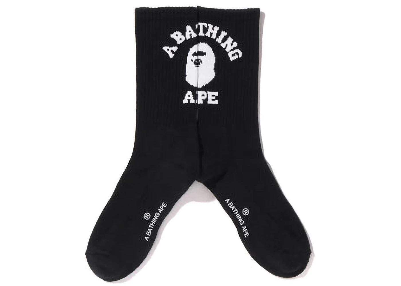 BAPE College Socks (SS22/FW22) Black