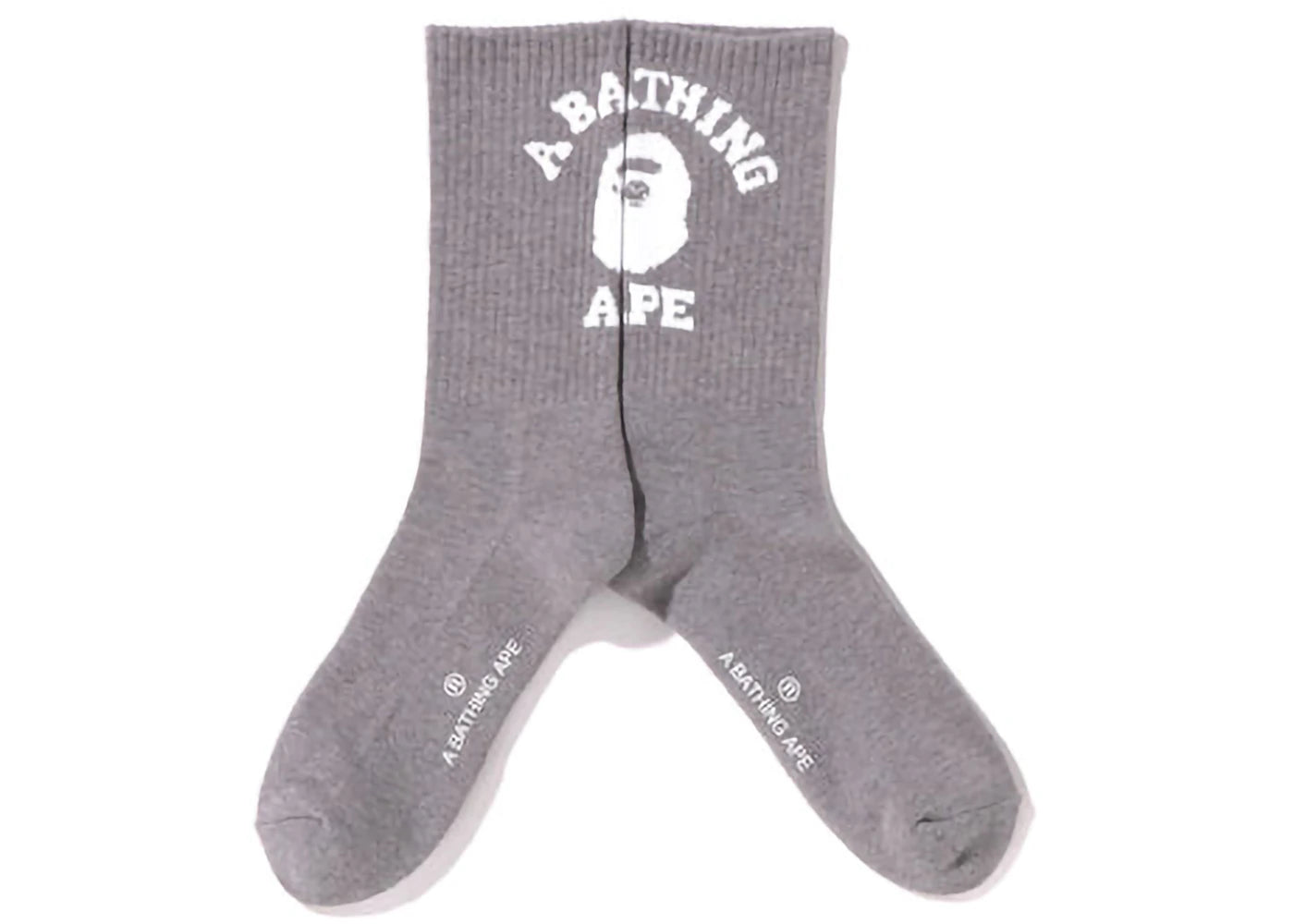BAPE College Socks (SS22) Grey