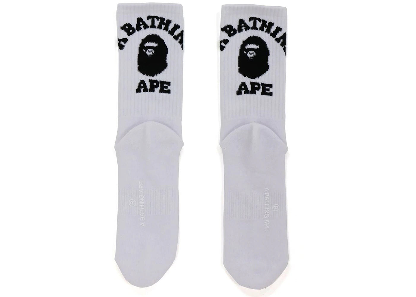 BAPE College Socks (FW21) White