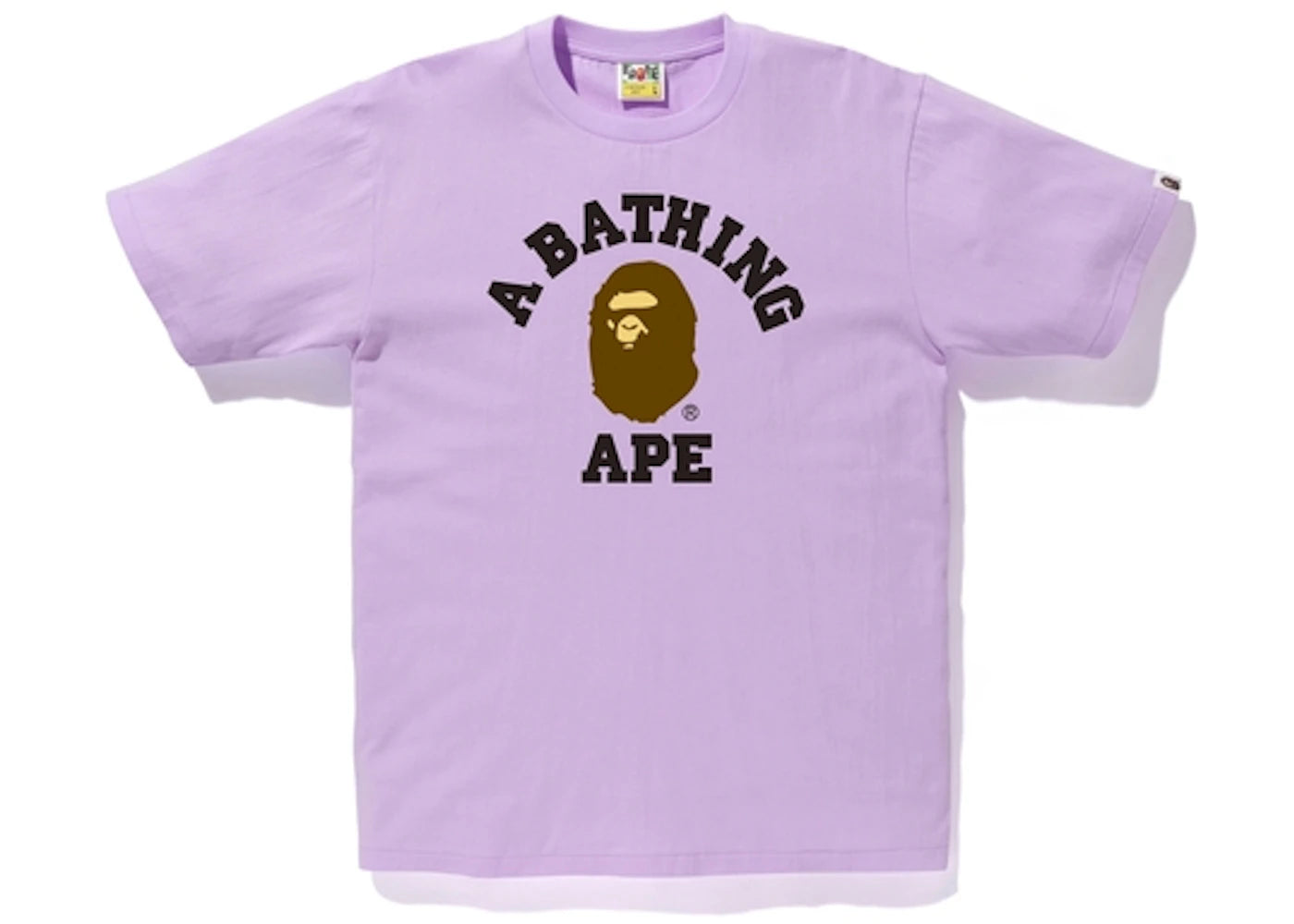 BAPE College Tee Purple
