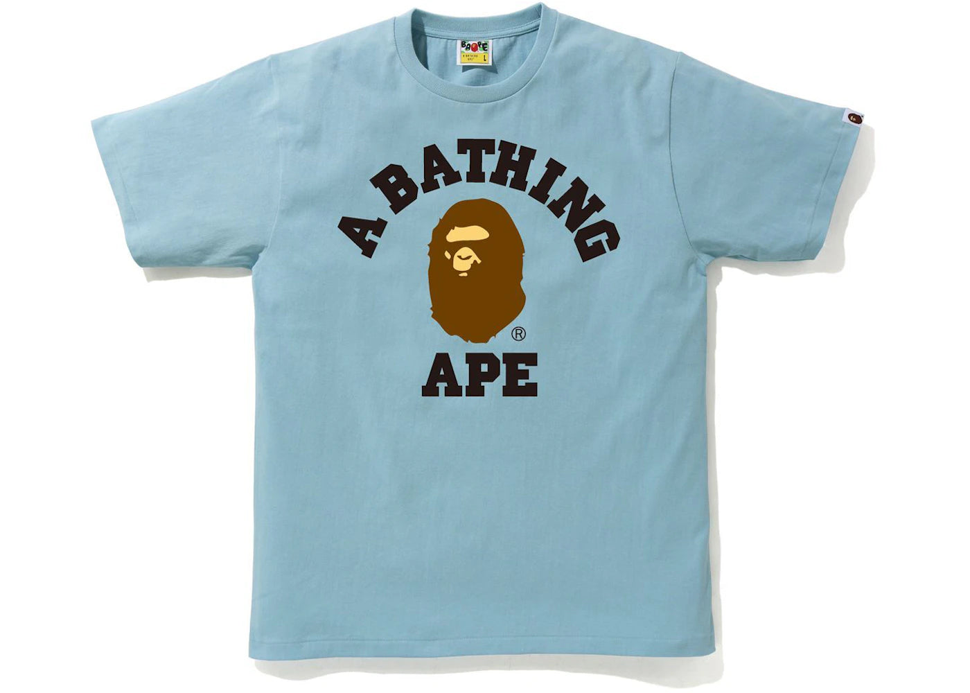 BAPE College Tee (SS21) Sax Blue