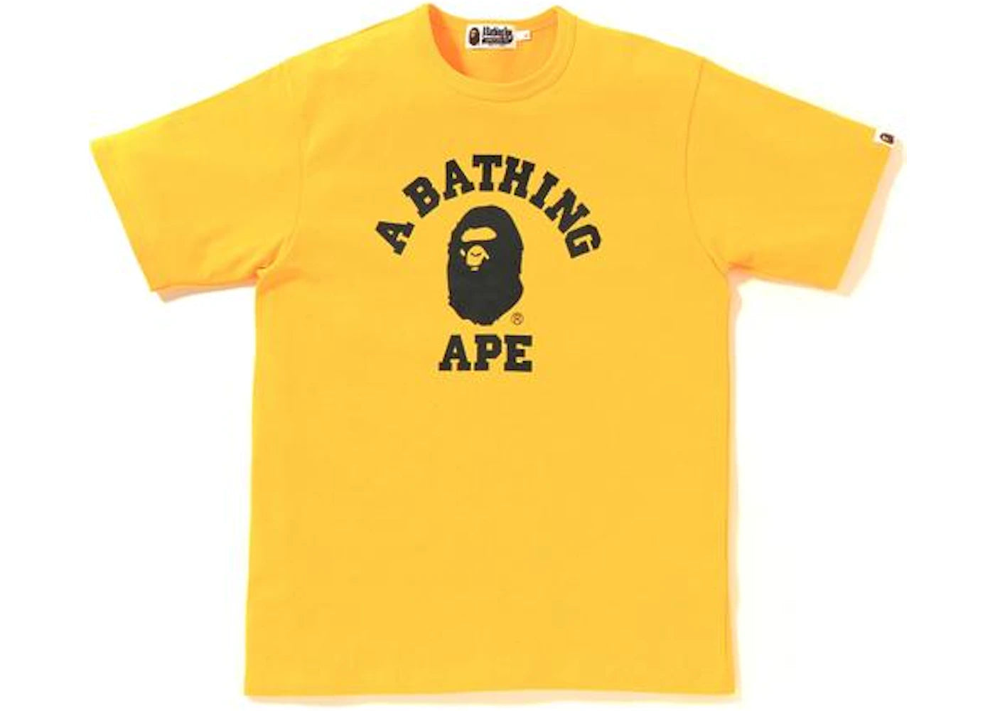 BAPE College Tee Yellow/Black