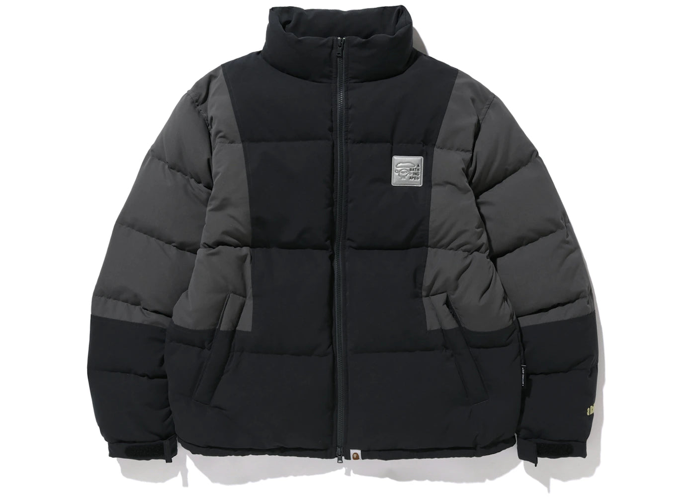 BAPE Color Block Down Jacket Black