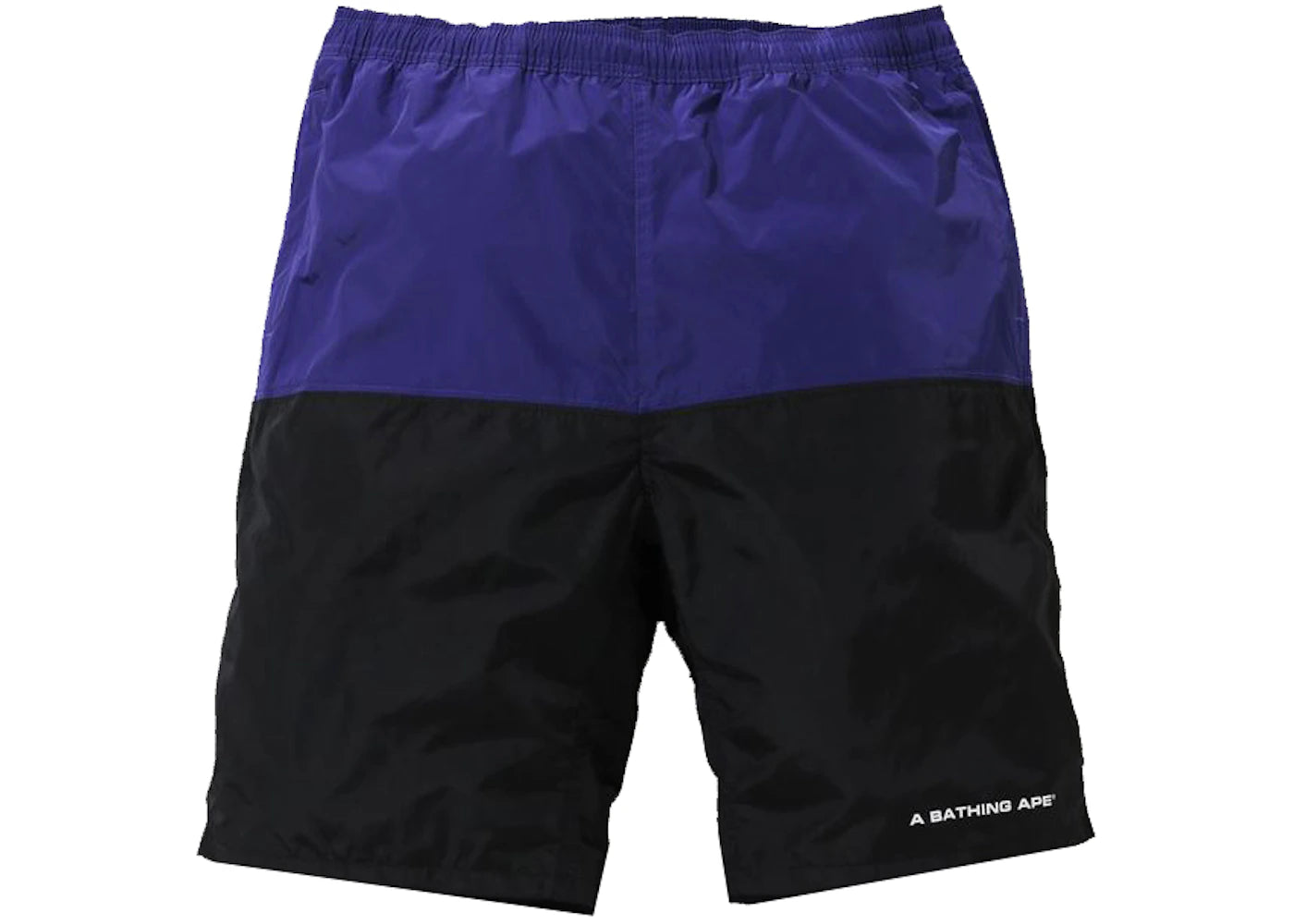 BAPE Color Block Track Short Black/Blue