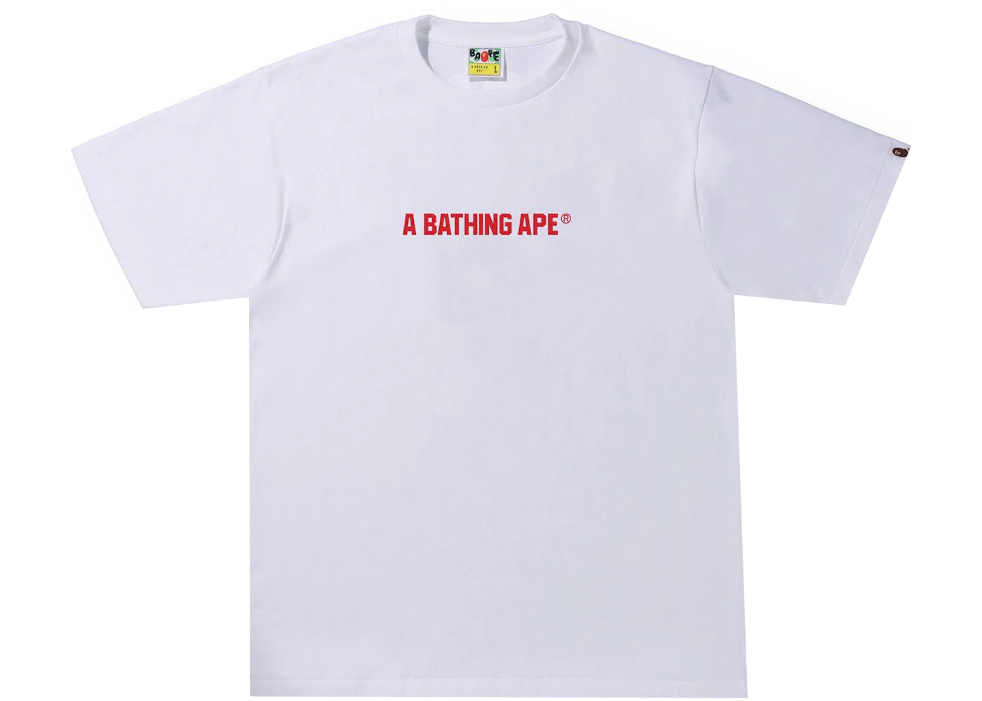 BAPE Color Camo BAPE Busy Works Tee White/Red