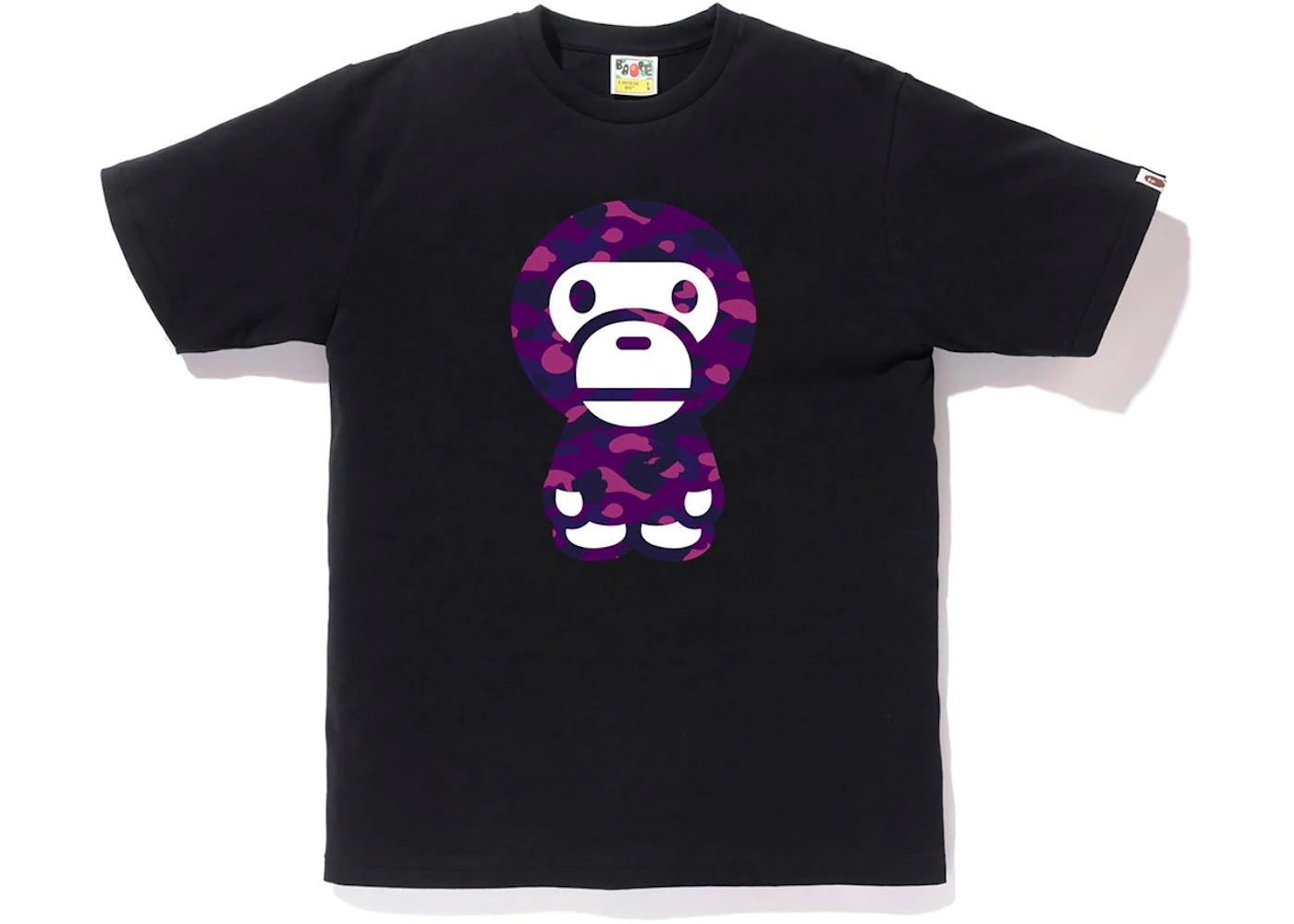 BAPE Color Camo Baby Milo Tee Black/Purple