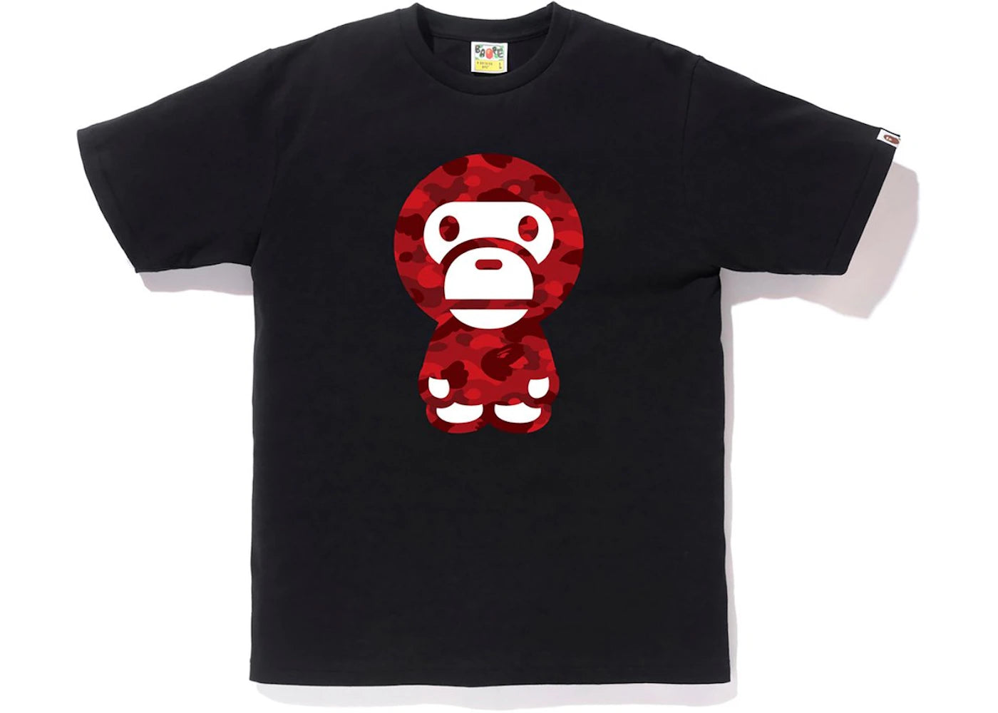 BAPE Color Camo Baby Milo Tee Black/Red