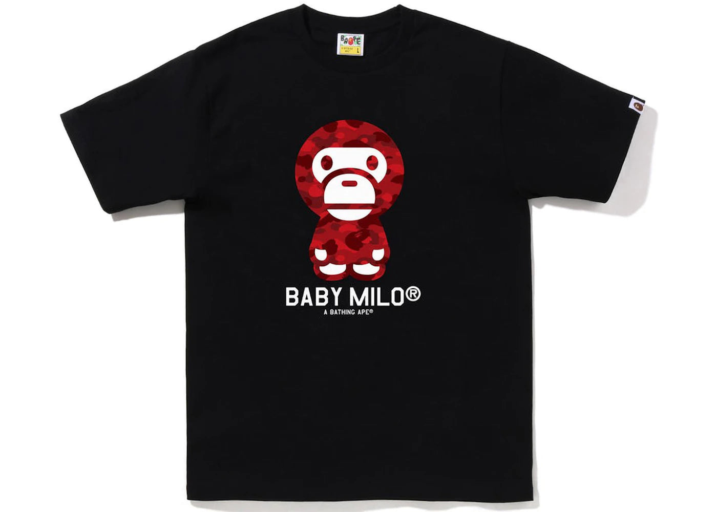 BAPE Color Camo Baby Milo Tee (FW22) Black Red